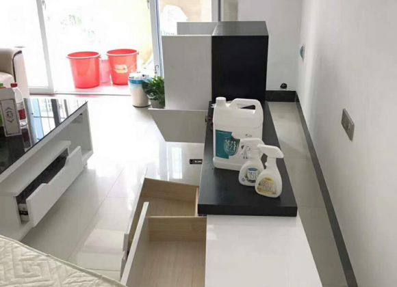 來(lái)賓興賓區(qū)大地景苑業(yè)主家甲醛治理施工案例